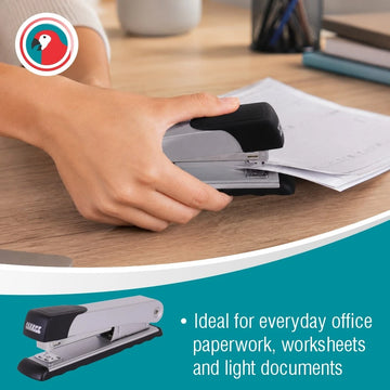 Parrot Stapler Steel 105X(24/6 26/6) Silver 20Pg - image 02
