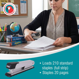 Parrot Stapler Steel 210X(24/6 26/6) Silver 20Pg - image 01