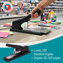 Parrot Stapler H/Duty 100X(23/6 23/13) Black 100Pg - image 05