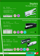 Parrot Stapler F/Load 105X(23-24-26/6 & 8) Black 50Pg - image 03