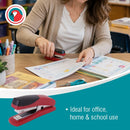Parrot Stapler Plastic Med 105X(24/6 26/6) Red 20Pgs - image 06