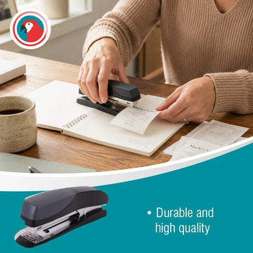 Parrot Stapler Plastic Lg 210X(24/6 26/6) Black 20Pgs F/S - image 02