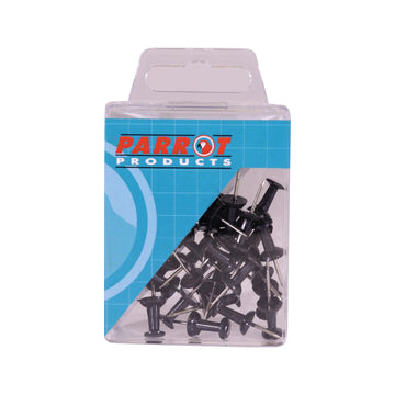 Parrot Push Pins Carded Pack 30 Black - image 02