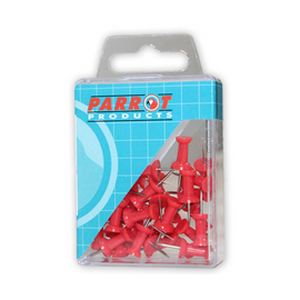 Image of Push Pins Carded Pack 30 Red