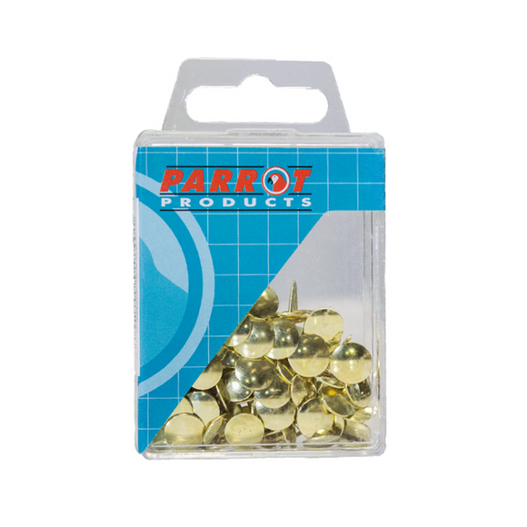 Image of Drawing Pins Brass Pack 100
