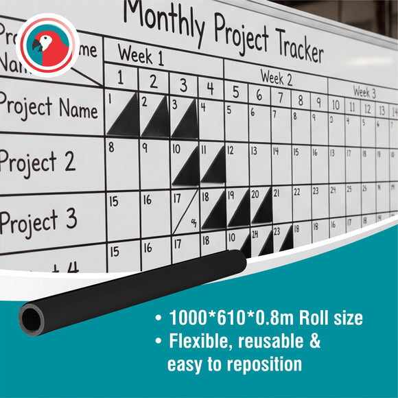 Parrot Magnetic Flexible Sheet 1000x610mm Black - image 04