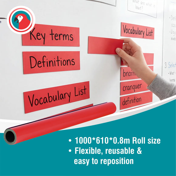 Parrot Magnetic Flexible Sheet 1000x610mm Red - image 03