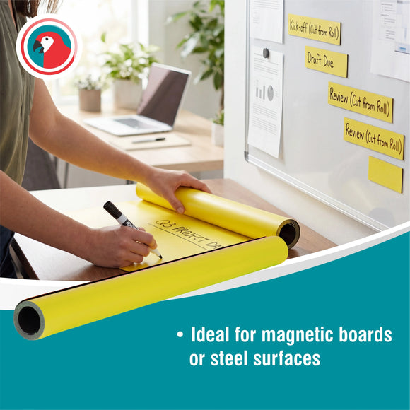 Parrot Magnetic Flexible Sheet 1000x610mm Yellow - image 01