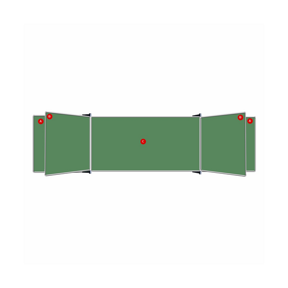 Image of Educational Board Side Panel 1220*1220 Non-Mag Chalk