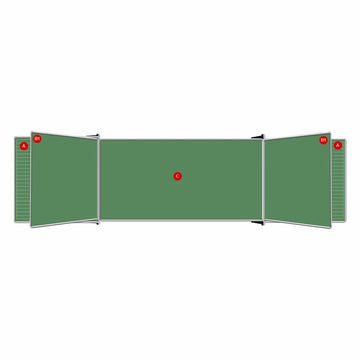 Parrot Educational Board Side Panel 1220x1220 Non-Mag Chalk Lines - image 02