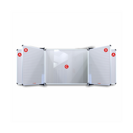 Image of Edu Bd S/Leaf 1220*1210 Mag White Lines 1 Side