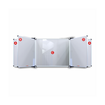 Image of Edu Bd S/Leaf 1220*1210 Mag White Lines 1 Side