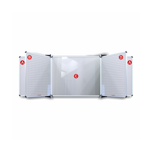 Image of Edu Bd S/Leaf 1220*1210 Mag White Lines 1 Side