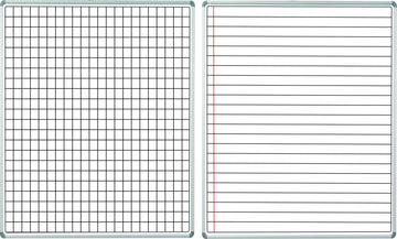 Parrot Educational Board S/Leaf 1220x910 Mag White Lines/Squares - image 01