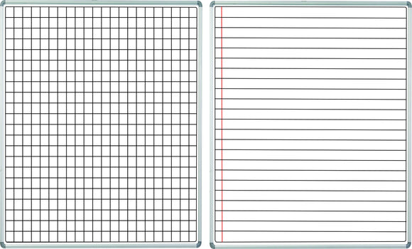 Parrot Educational Board S/Leaf 1220x910 Mag White Lines/Squares - image 01
