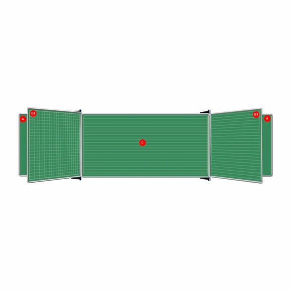 Parrot Edu Bd S/Leaf 1220x1210 Non-Mag Chalk Lines 1 Si - image 01