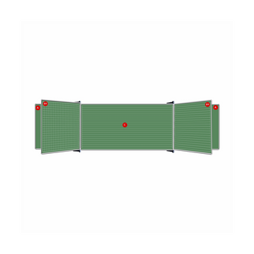 Image of Edu Bd S/Leaf 1220*1210 Non-Mag Chalk Square 1 Sid