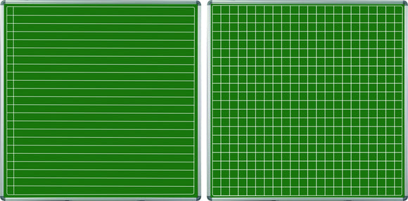 Parrot Edu Bd S/Leaf 1220x1210 Non-Mag Chalk Line/Squares - image 01