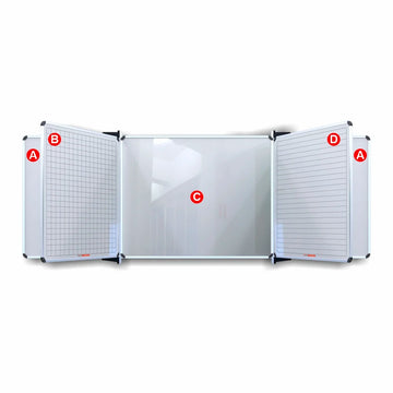 Parrot Edu Bd Centre Panel 1820x1220 Magnetic White - image 01