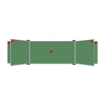 Parrot Educational Board Centre Panel 1820x1220 Magnetc Chalk - image 01