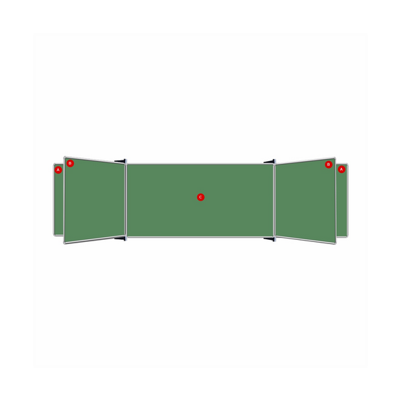 Image of Edu Bd Centre Panel 2420*1220 Magnetic Chalk
