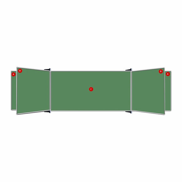 Parrot Edu Bd Centre Panel 2420x1220 Magnetic Chalk - image 01