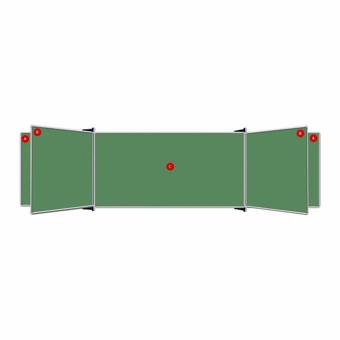 Parrot Edu Bd Centre Panel 2420x1220 Magnetic Chalk - image 01