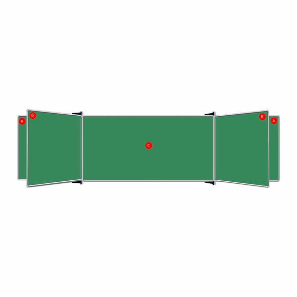 Parrot Edu Bd Centre Panel 1820x1220 Non-Mag Chalk - image 01