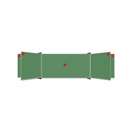 Image of Edu Bd Centre Panel 2420*1220 Non-Mag Chalk Lines