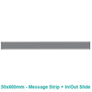 Parrot Sign Frame 50 X 600mm In/Out Slide & Message Strip - image 01