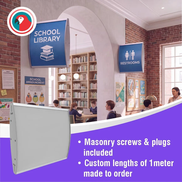 Parrot Sign Frame 210X230mm Dbl Sided Wall Mounted (M) - image 05