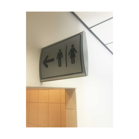 Image of Sign Frame 210X230Mm Dbl Sided Wall Mounted (M)