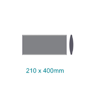 Image of Sign Frame 210X400Mm Dbl Sided Wall Mounted (M)