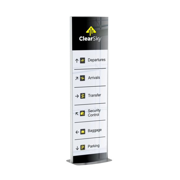 Parrot Sign Frame 300X1800mm Dbl Sided Standing - image 03