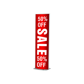 Image of Sign Frame 420X1800Mm Dbl Sided Standing