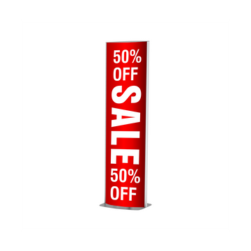 Image of Sign Frame 420X1800Mm Dbl Sided Standing