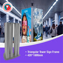 Parrot Sign Frame 420X1800mm Triangular Tower - image 05