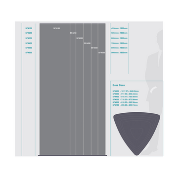 Image of Sign Frame 420X1800Mm Triangular Tower