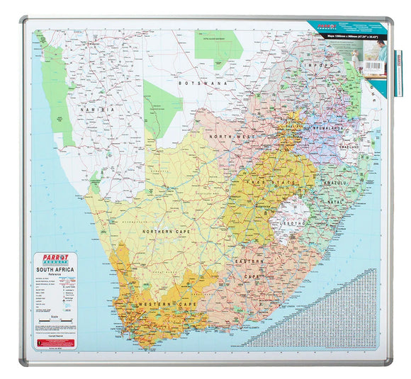 Parrot Edu Bd Map South Africa 1230x1230mm Magnetic White - image 01