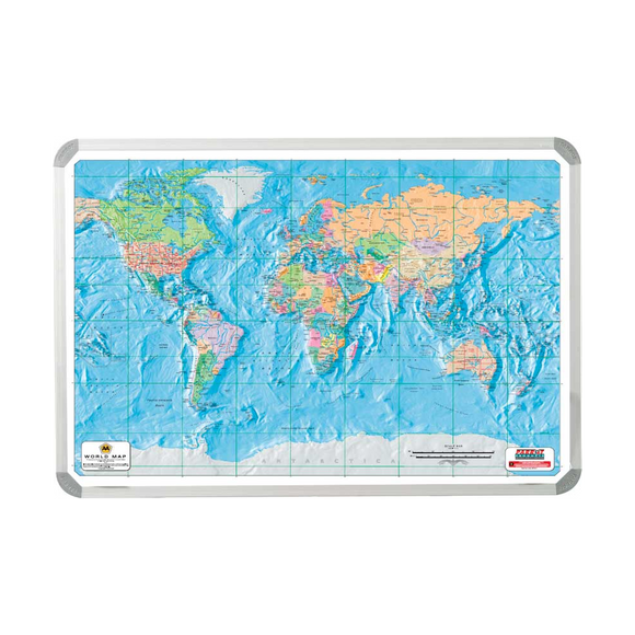 Image of Map - World - Aa 1200*900Mm