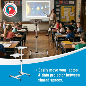 Parrot Data Projector&Laptop Trolley 1000x880x620mm - image 01