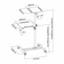 Parrot Data Projector&Laptop Trolley 1000x880x620mm - image 03