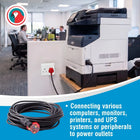 Parrot Cable Power Iec To 3 Pin 10 Meter - image 03