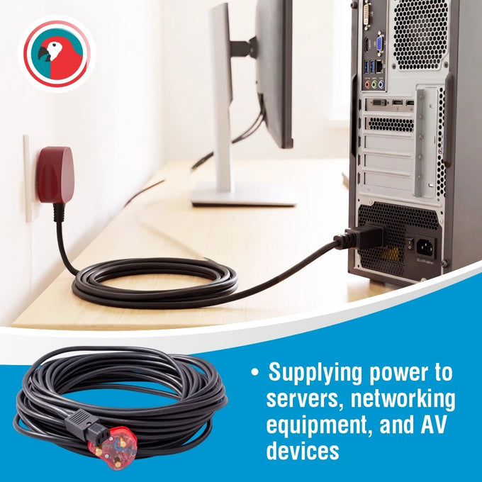 Parrot Cable Power Iec To 3 Pin 10 Meter - image 04