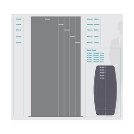 Image of Sign Frame 600X1800Mm Dbl Sided Standing