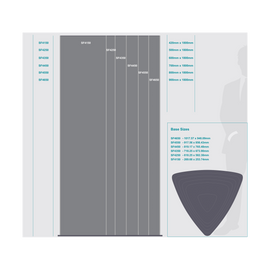 Image of Sign Frame 700X1800Mm Triangular Tower