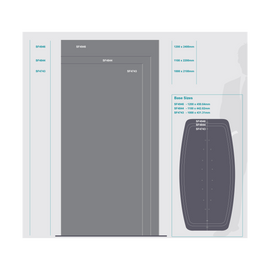 Image of Sign Frame 1100X2200Mm Dbl Sided Standing