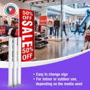 Parrot Sign Frame 1200X2400mm Dbl Sided Standing - image 02