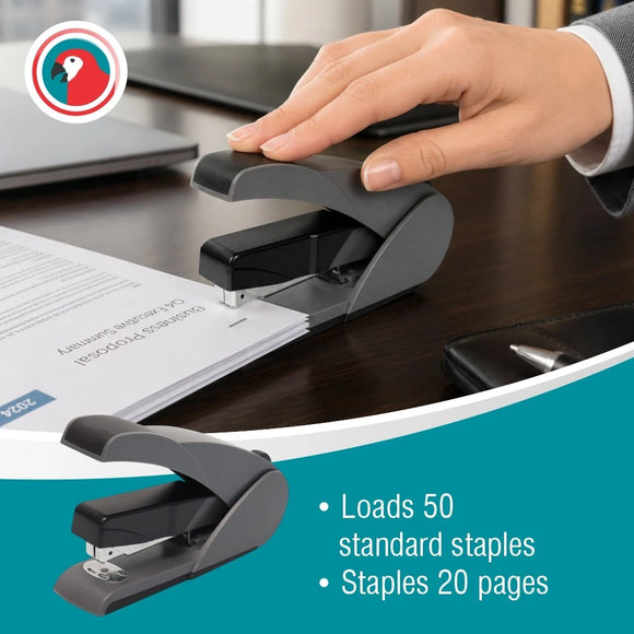 Parrot Stapler Plastic Light Touch 105X(24/6 26/6) Black - image 08