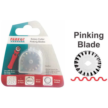 Parrot Craft Knife Rotary Blades 28mm Pinking - image 01